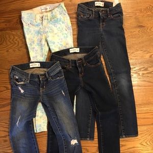 Abercrombie and Fitch Girls size 8 jeans